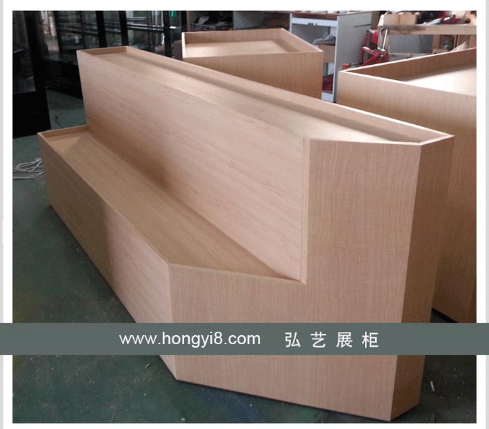 展柜地臺展示柜木質貼皮